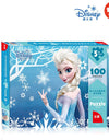 Disney Frozen 2 Carton Puzzle 100 Piece Flat Paper Puzzle Child Early Learning Educational Toys