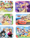 13 Style Disney Pixar Cars 3 Frozen Mickey 100 Slice Small Piece Puzzle Toy Children Wooden Jigsaw Puzzles Kids Educational Toys