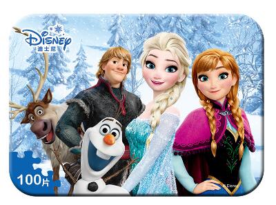 13 Style Disney Pixar Cars 3 Frozen Mickey 100 Slice Small Piece Puzzle Toy Children Wooden Jigsaw Puzzles Kids Educational Toys