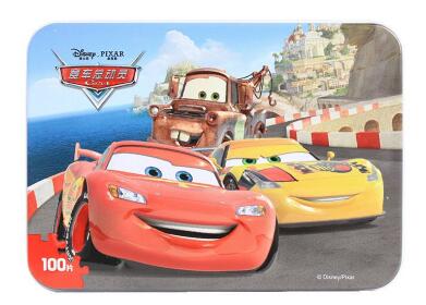 13 Style Disney Pixar Cars 3 Frozen Mickey 100 Slice Small Piece Puzzle Toy Children Wooden Jigsaw Puzzles Kids Educational Toys