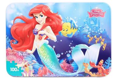 13 Style Disney Pixar Cars 3 Frozen Mickey 100 Slice Small Piece Puzzle Toy Children Wooden Jigsaw Puzzles Kids Educational Toys