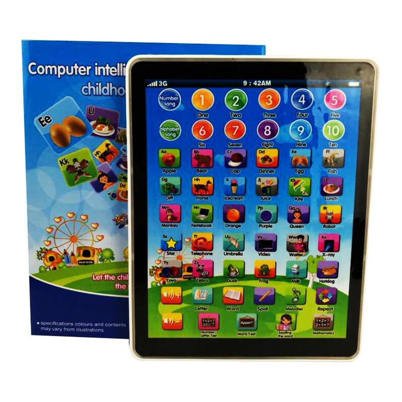New Kids Children TABLET Computer PAD Educational Learning Toys Gift For Boys Girls Baby 19*14.5*2CM