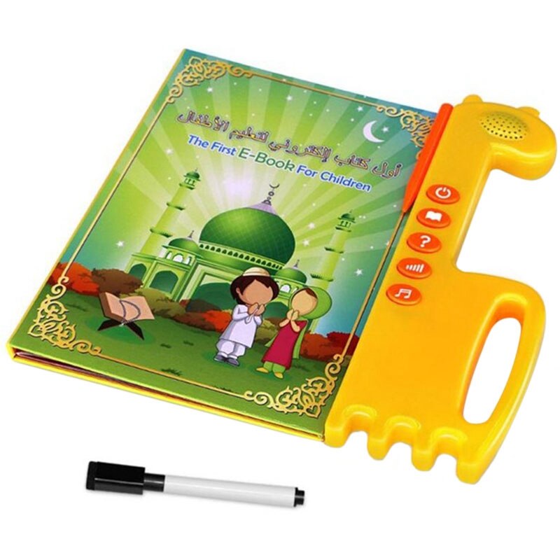 The First Children E-Book English Arabic Kid Electronic Learn Toy Baby English Arabic Bilingual Learning Reading Machine