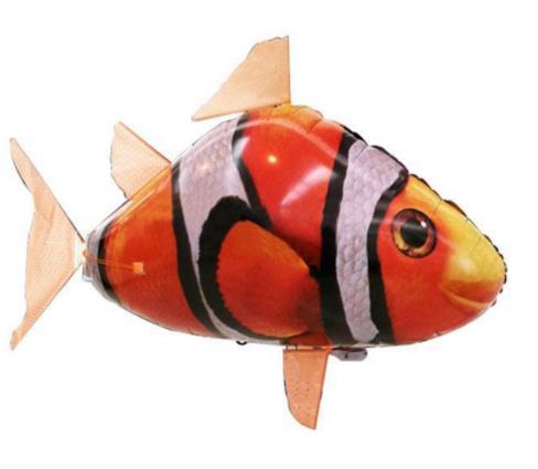 Remote Control Shark Toys Air Swimming Fish Infrared RC Air Balloons inflatable RC flying Air Plane Kids Toys