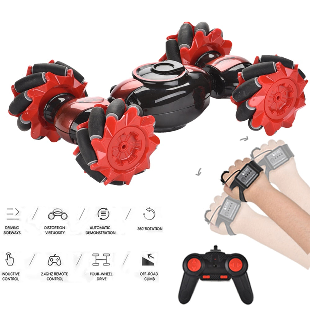 2020 NEW Rc car Double Side Driving stunt car gesture induction twisting off-road vehicle climbing car light music drift toys