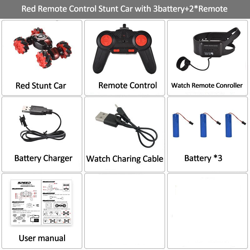 2020 NEW Rc car Double Side Driving stunt car gesture induction twisting off-road vehicle climbing car light music drift toys