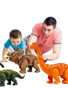 38CM RC Electric Walking Lay Eggs Dinosaur Remote Control Electronic Robot With Light Sound For Kids Baby Toys Christmas Gift