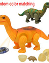 38CM RC Electric Walking Lay Eggs Dinosaur Remote Control Electronic Robot With Light Sound For Kids Baby Toys Christmas Gift