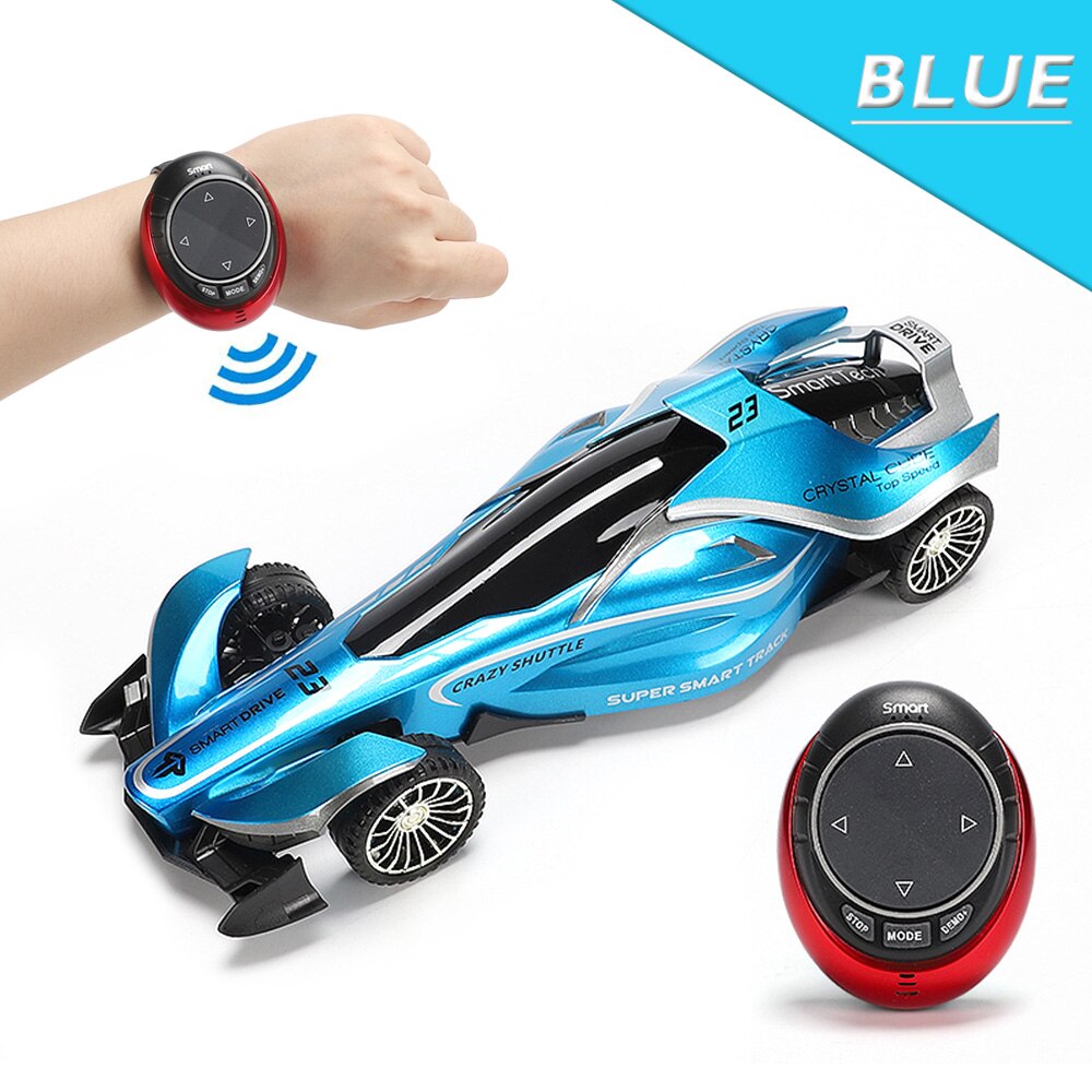 Intelligent Voice RC Equation Car 2.4G Voice Smart Watch Remote Control Racing Car High Speed Drift Vehicle Toy for Boys Gifts