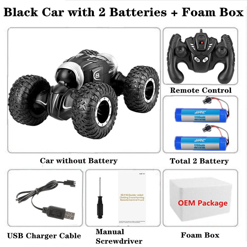 RC Car JJRC Q70 Radio Control 2.4GHz 4WD Twist- Desert Cars Off Road Buggy Deformed High Speed Climbing RC Car Kids Children Toy