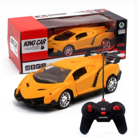 Upgrade version Super Racing Car door open Rc Speed Radio Remote Control Sports Car 1:24 Motor Xmas Gift Kid toy