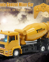 1/24 Scale 8 Channel Remote Control Construction Cement Mixer Truck RC Mixer Intelligent brinquedos juguetes kids toys игрушки