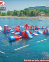 Outdoor Sea Bay Brazil Inflatable Fun Water Park Equipment / Giant Inflatable Commercial WP Design Build