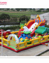 Outdoor playground game inflatable obstacle course 20*15 meters giant inflatable fun city for children