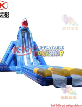 Even Club Water park giant shark inflatable water slide, Inflatable giant slide for fun