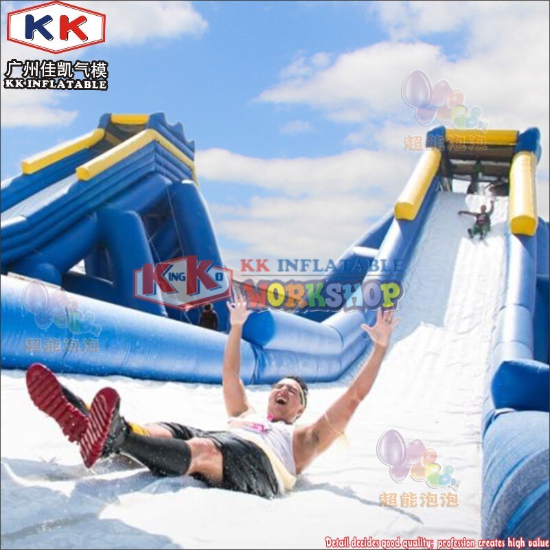 Cheap Inflatable Water Slide With Pool , Fun Park Equipment  Used Water Slide For Home Use