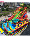 17*11*8m large dragon mascot inflatable fun city factory price bouncer castle customized printed jumping castle inflatable