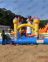 Outdoor Commercial Grade Inflatable Fun City, Giant Inflatable Playground