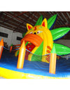 Fun city PVC amusement park giant inflatable bouncer dry Climbing slide toys with blower for kids