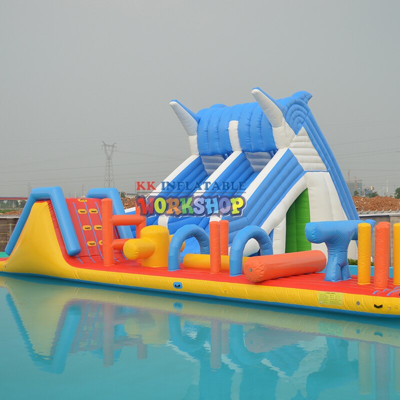 Sea World Octopus Jurassic Inflatable Dinosaur Water Park, Giant Outdoor Inflatable Fun City Playground for sale