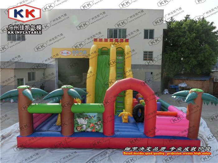 children play game inflatable inflatable fun park with slide inflatable entertainment city
