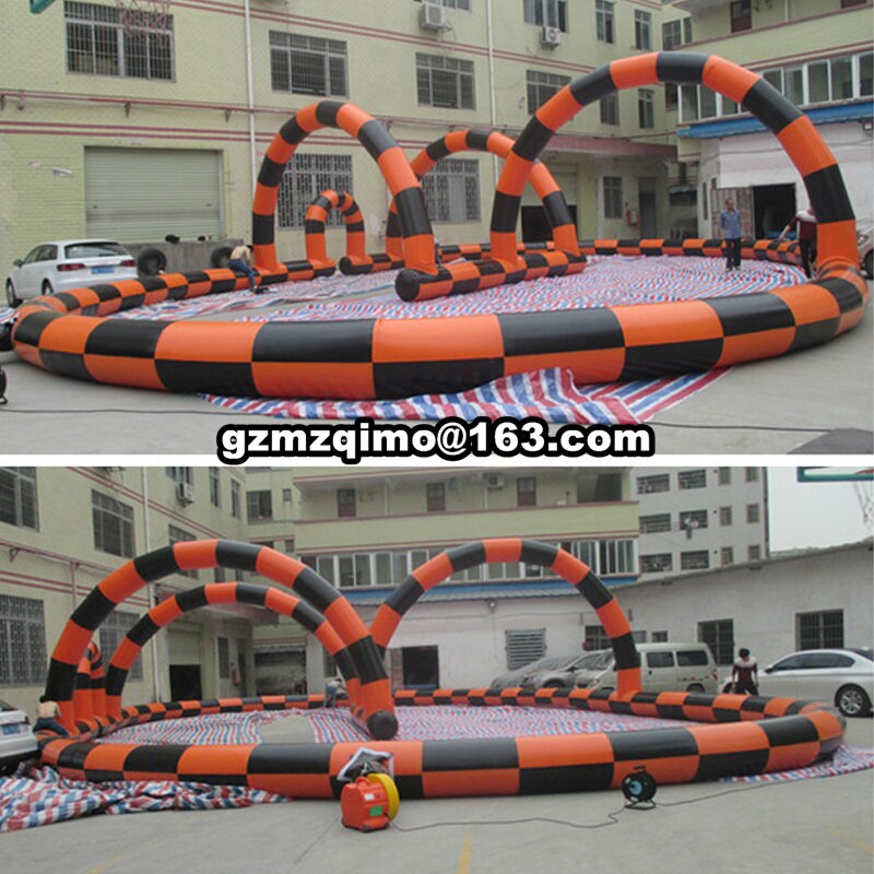 NEVERLAND TOYS Race Track Zorb Ball Inflatable Sport Games For Fun