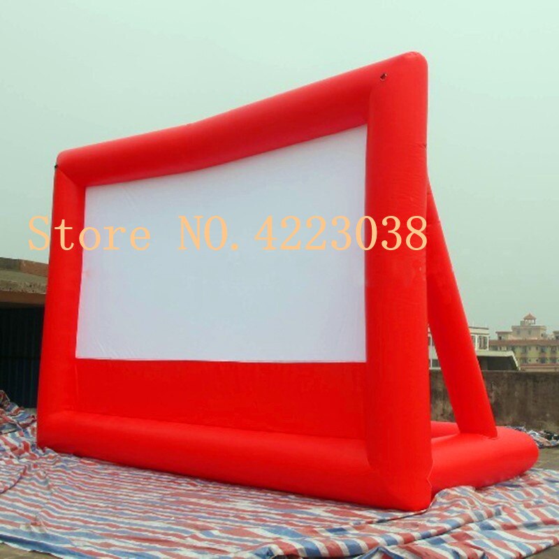 Free shipping 12m*7m Inflatable Mega Movie Screen Inflatable Outdoor Projector Screen - Movie TV or Music Fun