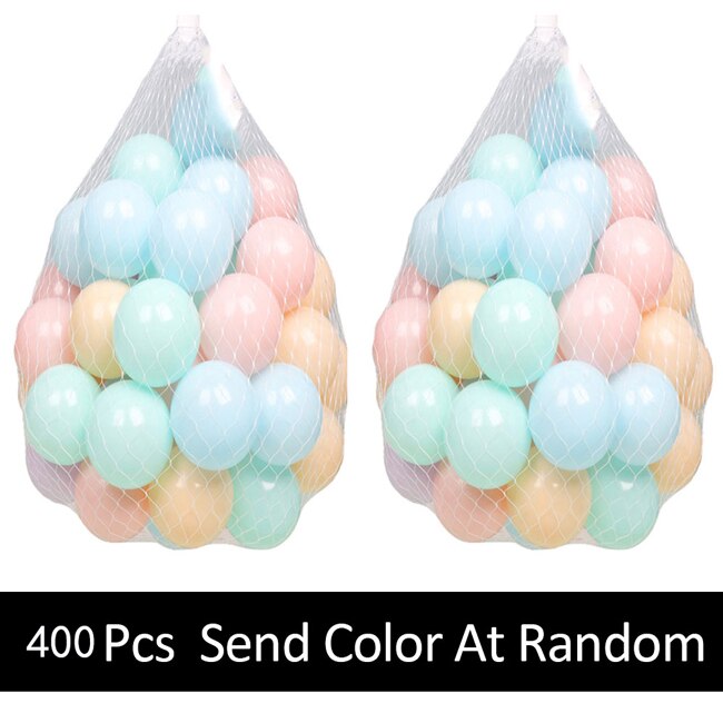 400Pcs/Lot Plastic Ocean Balls Kids Swim Pit Toy Outdoor Fun Dry Pool Wave Game Eco-Friendly Colorful Soft Ocean Sphere  5.5cm
