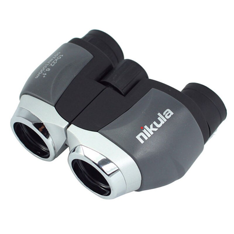 Genuine telescope nikula 10x22 hd binoculars for fishing portable outdoor fun sports game concert telescopio spotting scope mini