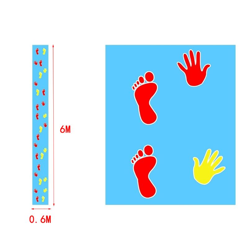 Hands and Feet Game Pad Team Expand Props Outdoor Training Group Building Fun Game Pads Children Kids Games Toy Mat