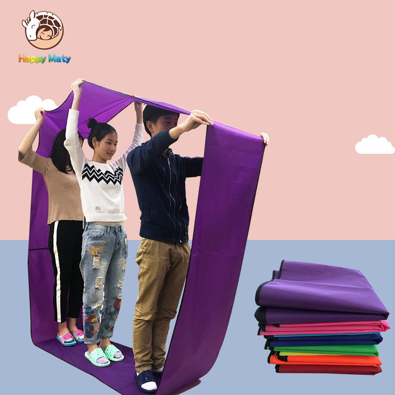 Happymaty Outdoor Rolling Mat for Team Work Sports Training Group Game Toys for Kids and Adults Activity Fun Playing Run Toys