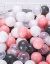 300Pcs/Lot Plastic Balls Dry Pool Wave Game Kids Outdoor Fun Swim Pit Toy  Eco-Friendly Colorful Brilliant Soft Ocean Sphere