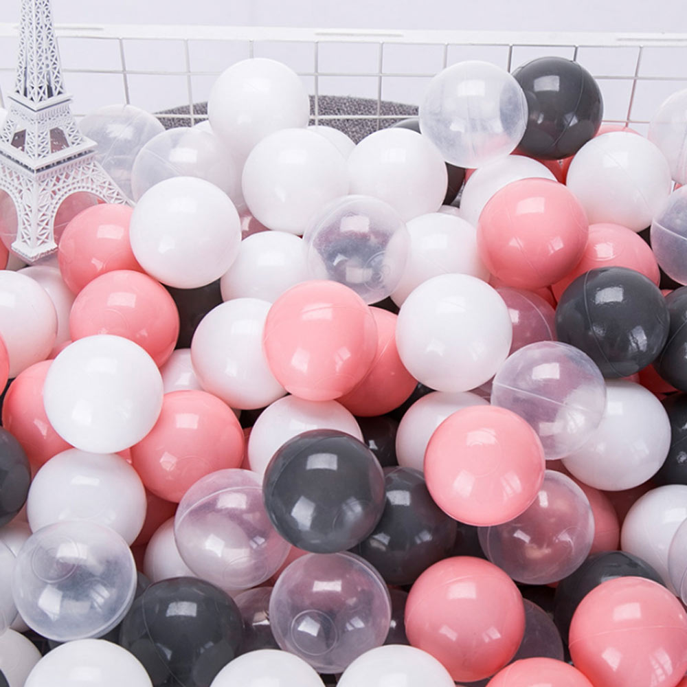 300Pcs/Lot Plastic Balls Dry Pool Wave Game Kids Outdoor Fun Swim Pit Toy  Eco-Friendly Colorful Brilliant Soft Ocean Sphere
