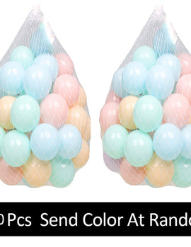 300Pcs/Lot Plastic Balls Dry Pool Wave Game Kids Outdoor Fun Swim Pit Toy  Eco-Friendly Colorful Brilliant Soft Ocean Sphere