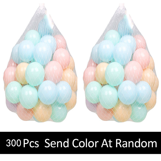 300Pcs/Lot Plastic Balls Dry Pool Wave Game Kids Outdoor Fun Swim Pit Toy  Eco-Friendly Colorful Brilliant Soft Ocean Sphere