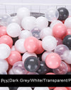 300Pcs/Lot Plastic Balls Dry Pool Wave Game Kids Outdoor Fun Swim Pit Toy  Eco-Friendly Colorful Brilliant Soft Ocean Sphere