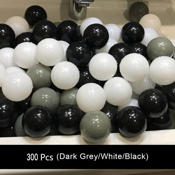 300Pcs/Lot Plastic Balls Dry Pool Wave Game Kids Outdoor Fun Swim Pit Toy  Eco-Friendly Colorful Brilliant Soft Ocean Sphere