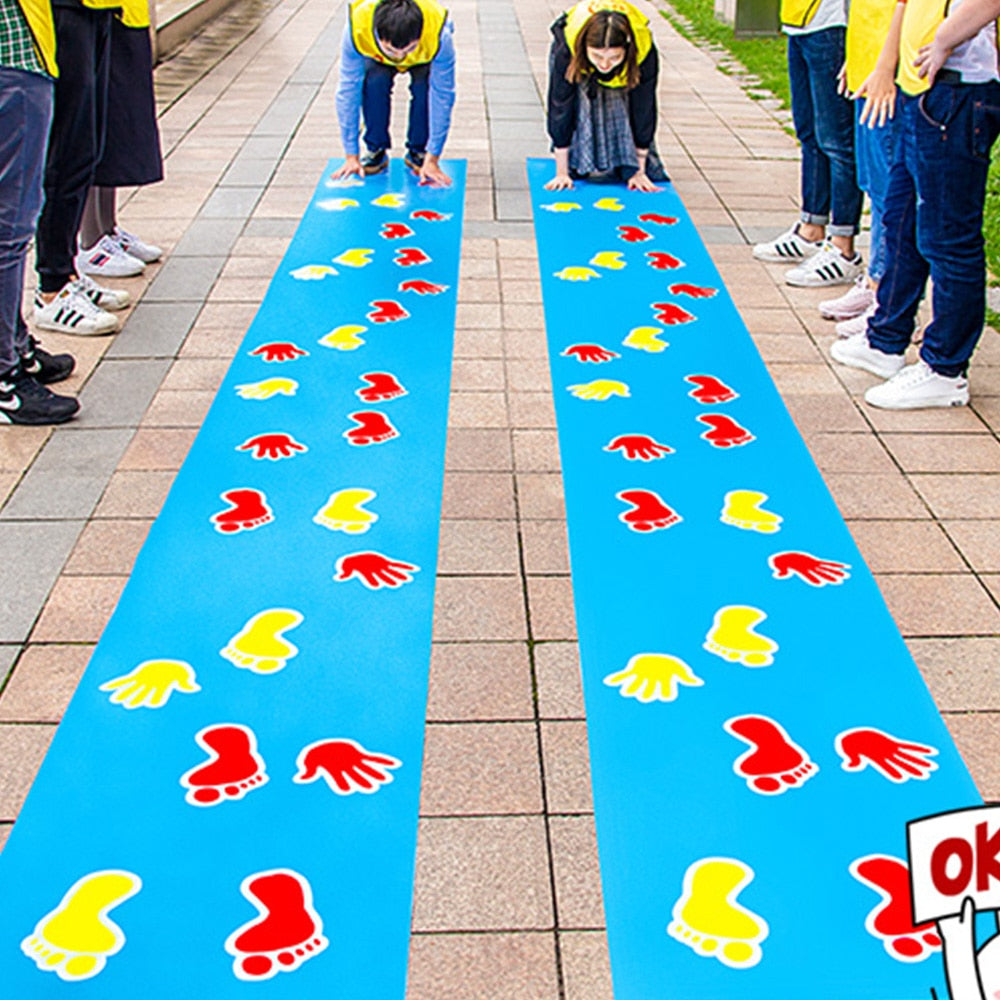 Children Kids Games Toy Mat Hands And Feet Game Pad Team Expand Props Outdoor Training Group Building Fun Game Pads for Kids