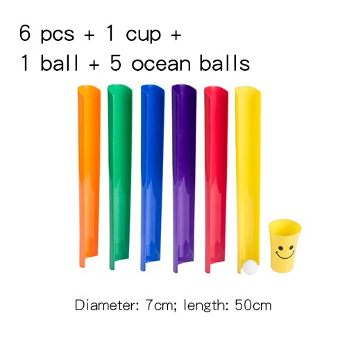 Ruizhi U-Channel Transmit Balls Kids Teamwork Games Schools Outdoor Activities Fun Games Children Toy Ball Game Props RZ1029
