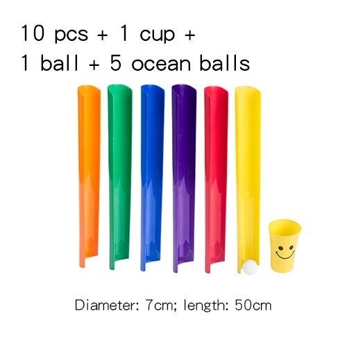 Ruizhi U-Channel Transmit Balls Kids Teamwork Games Schools Outdoor Activities Fun Games Children Toy Ball Game Props RZ1029