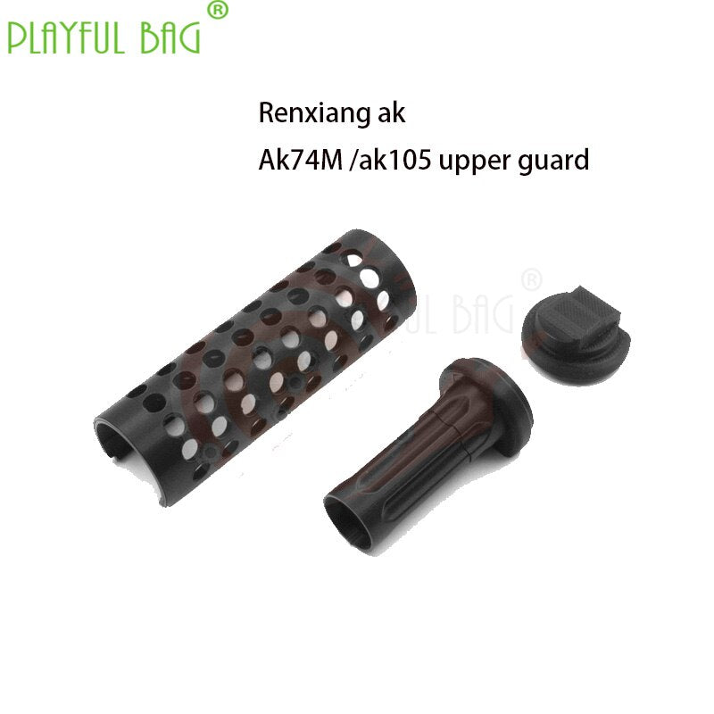 Outdoor sports toy diy fun renxiang AK47 to AK105/AK74M wooden guide rail non-destructive installation of water pistol OD09