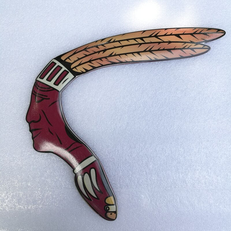 50m Flying Return High Quality Handmade wood Boomerang Fun Outdoor Game Sports throw and catch Flying Disc saucer
