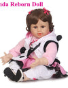 NPK lifelike soft lovely premmie baby doll realistic bebe 50cm reborn baby play house toys for kids Christmas Gift popular toys