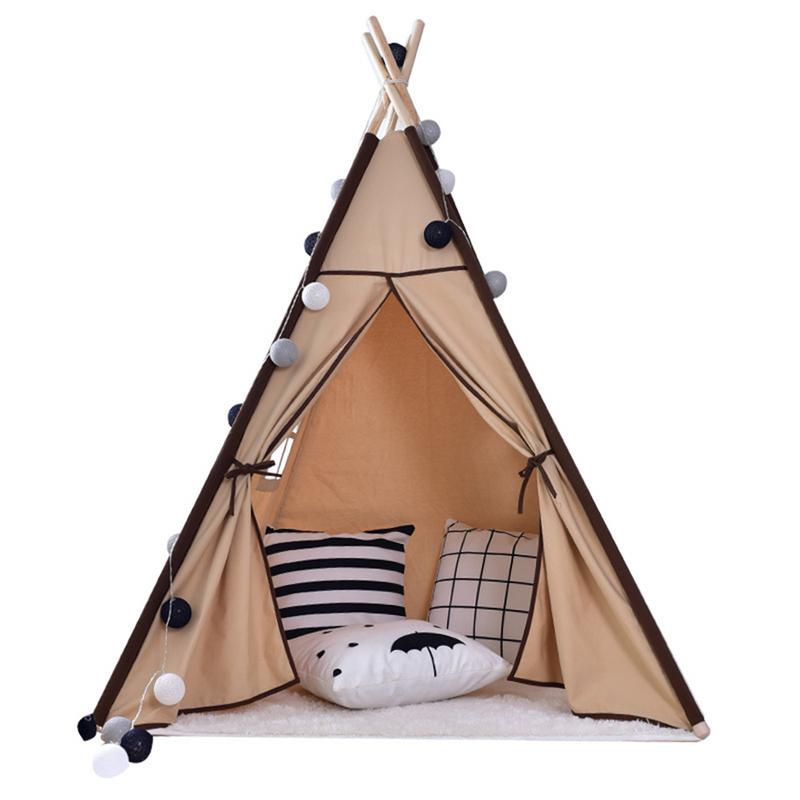 Popular  Indian Tent Portable Fordable Castle Play Tent Ball Pool Indoor Outdoor Playhouse Gifts Toys For Children Kids