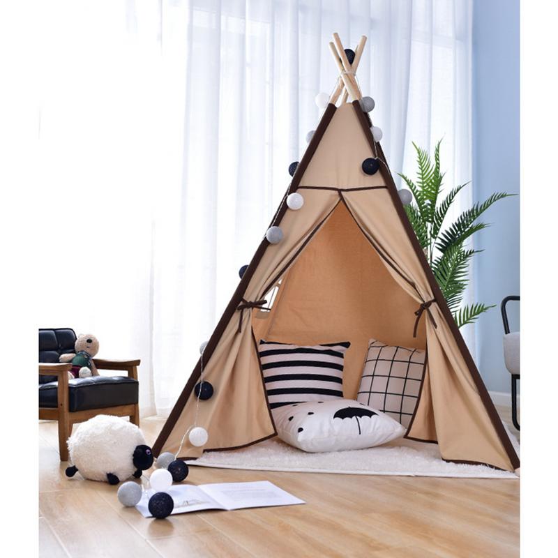 Popular  Indian Tent Portable Fordable Castle Play Tent Ball Pool Indoor Outdoor Playhouse Gifts Toys For Children Kids