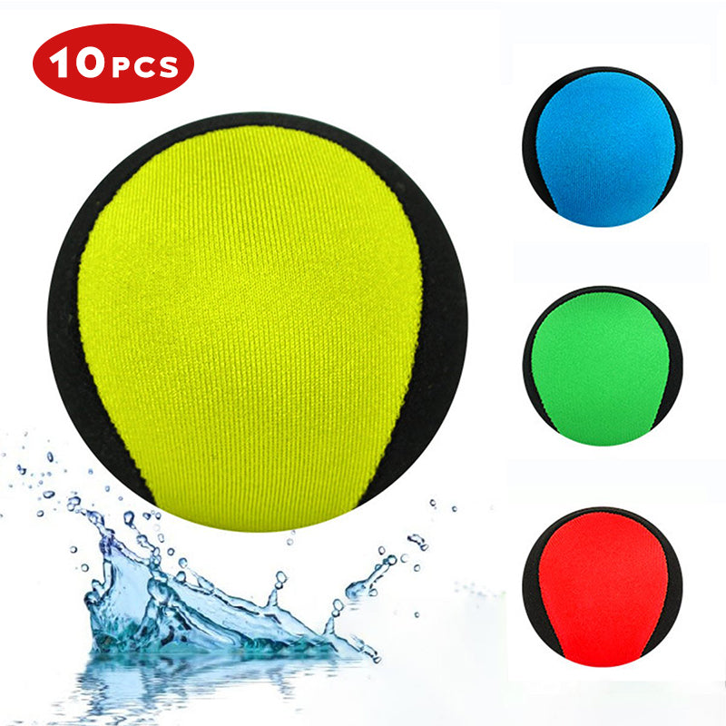 10 PCS Water Bouncing Ball Water Games Toy Gel Ball Best Swimming Pool Game Toys Surf Ball Popular Beach Ball For Adult Kids