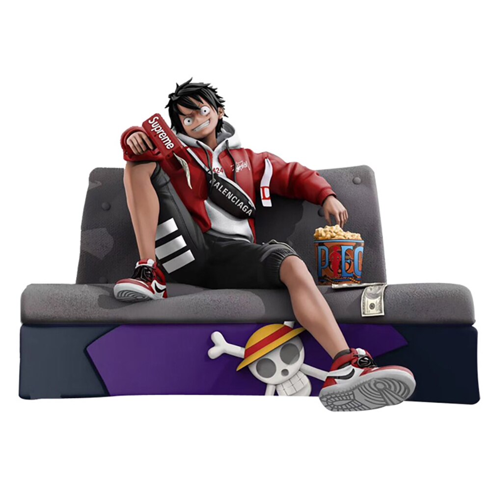 One Piece Action Figure Model Portgas D Ace Monkey D Luffy Popular Anime 24cm Pvc Collection Toy Decoration For Kids Gift Figma