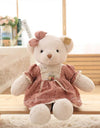 Popular plush toys kids toys soft new dress teddy bear boutique bear dolls girls boy gifts pelucia animals toys for children