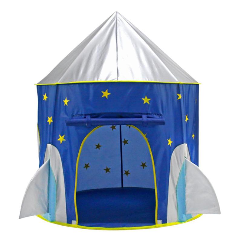 New Popular Cloth Outer Space Ship Folding Toy Tent Yurt Children Play House Kids Gifts Pop Up Foldable Outdoor Indoor bed
