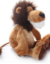 25CM Hot Sale Popular Lion Elephant Giraffe Monkey Stuffed Plush Doll Jungle Series Stuffed Animal Toys for Kids Children Gift